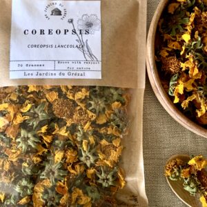 Fleurs séchées de Coreopsis lancéolé – 20 g